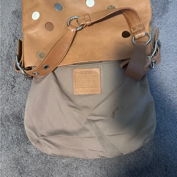 Coach Limited Edition Polkadot shoulder bag. - Picture 11 of 14